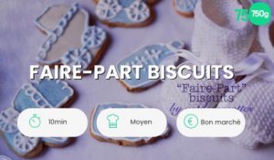 Faire-part Biscuits