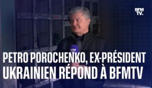 Ukraine, un an de guerre: Petro Porochenko, ex-président ukrainien, répond à BFMTV