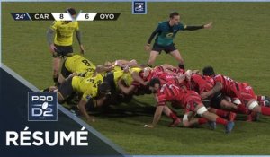 PRO D2 - Résumé US Carcassonne-Oyonnax Rugby: 27-32 - J22 - 2022-2023