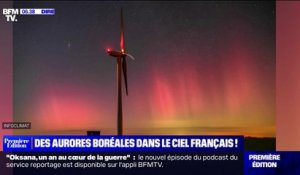 Les images des aurores boréales de nouveau observées cette nuit dans le ciel français