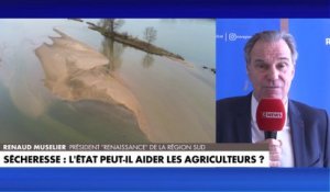Renaud Muselier sur la sécheresse : «les agriculteurs ont diminué par 10 leur consommation d'eau, ce n'est pas eux qui doivent être pénalisés»