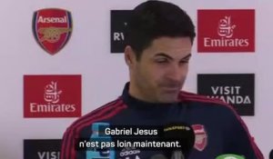 Arsenal - Arteta : "Gabriel Jesus n'est pas loin d'un retour"