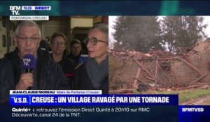 Le maire de Pontarion, dans la Creuse affirme que "80% des habitations" de sa commune ont été touchées par la tornade