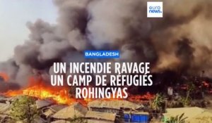 Bangladesh : 12 000 sans abri après un incendie dans un camp de réfugiés rohingyas