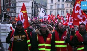 1 300 à 2 000 manifestants à Pont-Audemer contre la réforme des retraites