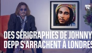 Des sérigraphies de Johnny Depp s'arrachent à Londres