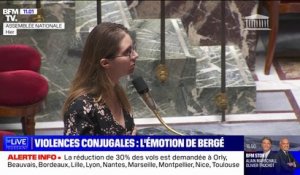 Chahutée à l'Assemblée nationale après avoir présenté une proposition de loi sur les violences conjugales, Aurore Bergé finit en larmes