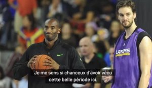 Lakers - Gasol : "Un moment unique à vivre"