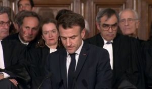 Emmanuel Macron: "Gisèle Halimi n'est pas devenue avocate, elle est née avocate"