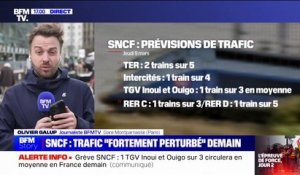 SNCF: trafic "fortement perturbé" avec 1 TGV sur 3 ce jeudi