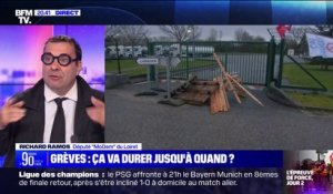 Richard Ramos sur les retraites: "On ne va pas reprocher à Macron de ne pas être dans un match alors qu'on lui reproche tout le temps sa présence"