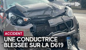 Accident à Maizières-la-Grande-Paroisse ce jeudi matin : une conductrice blessée