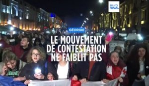 Géorgie : la contestation ne faiblit pas malgré le retrait d'un projet de loi controversé
