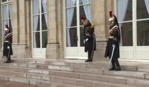 Emmanuel Macron reçoit Rishi Sunak, Premier ministre du Royaume-Uni, à l'occasion du sommet franco-britannique