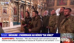 Volodymyr Zelensky et le peuple ukrainien rendent hommage à leur héros national, le soldat "Da Vinci" tué à Bakhmout