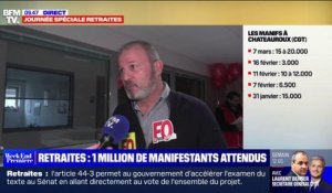 "On va continuer, on y croit et on va gagner": à Châteauroux, Florent Garcia (FO) reste déterminé contre la réforme des retraites