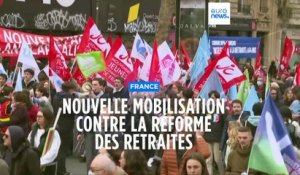 Réforme des retraites : recul de la mobilisation, tensions à Paris