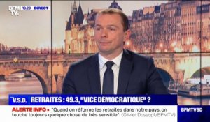 Article 49.3: "On peut être d'accord ou pas avec la Constitution, mais ça existe dans la Constitution", défend Olivier Dussopt