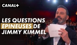 Jimmy Kimmel pose des questions du public aux stars des Oscars - CANAL+