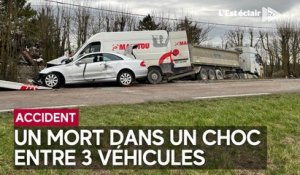 Un mort dans un accident impliquant trois véhicules