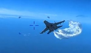 Les images du drone américain abattu par les Russes au-dessus de la Mer Noire