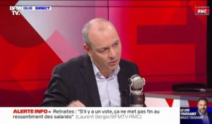 Laurent Berger sur la grève des éboueurs: "On est en train d'en faire un objet politique alors que c'est une question sociale"