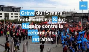 Réformes des retraites : manifestation du 15 mars à Saint-Nazaire
