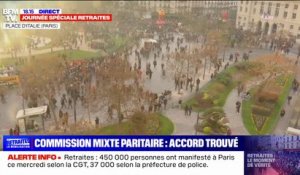 37.000 manifestants à Paris, selon la préfecture de police de Paris en baisse par rapport à la mobilisation du 7 mars