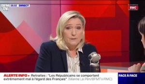 Marine Le Pen affirme qu'en cas d'utilisation du 49.3, le RN déposera une motion de censure et votera toutes celles qui seront déposées