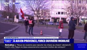 Aix-en-Provence: "On va durcir le mouvement" prévient ce membre de Force Ouvrière