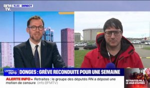 Retraites: "La grève est reconduite jusqu'à la semaine prochaine" affirme Fabien Privé Saint-Lanne, secrétaire CGT de la raffinerie de Donges