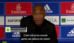 Antoine Kombouaré : "Beaucoup de frustration à la fin du match"
