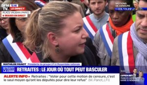 Retraites: pour Mathilde Panot, le gouvernement "a utilisé tous les outils anti-démocratiques de la Vème République"