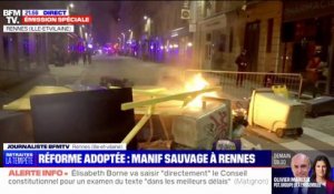 Rennes: des dégradations constatées lors de la manifestation après le rejet de la motion de censure