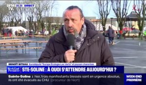 Sainte-Soline: "Le mouvement écologiste condamne ses violences" affirme l'eurodéputé Benoît Biteau (EELV)