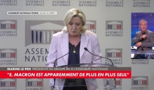 Marine Le Pen : «Emmanuel Macron est apparemment de plus en plus seul»