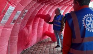 Un colon géant à visiter pour lutter contre le cancer