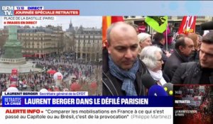 Laurent Berger (CFDT): "Il y a un regain de la mobilisation par rapport à la dernière fois"