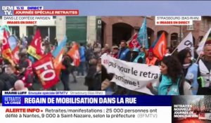 Retraites: beaucoup de jeunes mobilisés à Strasbourg