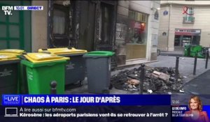 Une restauratrice témoigne de l'incendie rue Saint-Marc à Paris ce jeudi, en marge de la manifestation contre la réforme des retraites