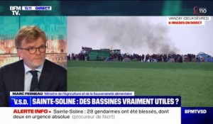 Bassines de Sainte-Soline: "C'est un projet vertueux", affirme Marc Fesneau, ministre de l'Agriculture