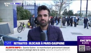 Retraites: blocage en cours à l'université Paris Dauphine