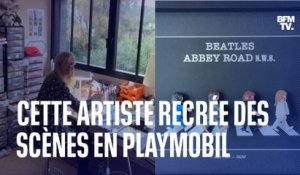 Abba, les Beatles, Tintin... Cette artiste recrée des scènes mythiques avec des Playmobil