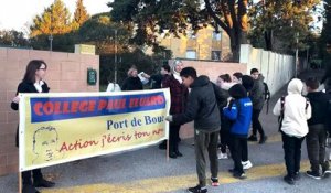 Port de Bouc:  des professeurs mobilisés contre la réforme des retraites