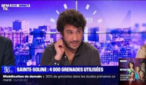 Sainte-Soline: "On entendait des grenades toutes les deux secondes", témoigne Angy Louatah, reporter BFMTV