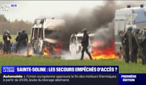 Sainte-Soline: des manifestants accusent les forces de l'ordre d'avoir bloqué l'accès aux secours