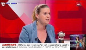 10e mobilisation contre la réforme des retraites: Mathilde Panot appelle les manifestants "au plus de sang froid possible face aux provocations"
