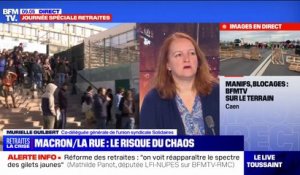 Murielle Guilbert (Solidaires): "Après le 49.3 et le discours de Macron, on a senti encore plus de colère"