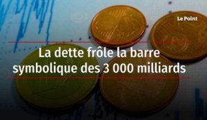 La dette frôle la barre symbolique des 3 000 milliards