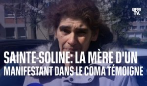 Sainte-Soline: la mère d'un manifestant dans le coma après un tir de LBD témoigne